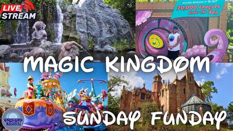 Live All Day Livestream Park Hopping Magic Kingdom Epcot Walt