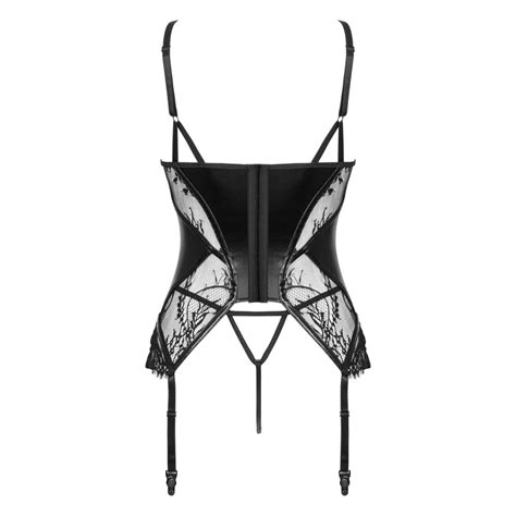 Leonela Corset Schwarz Corsagen Sexy Damenkleidung Erotic Wear