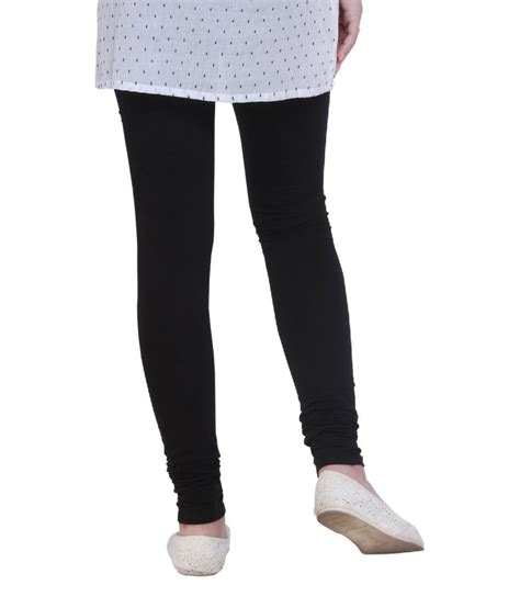 Cotton India Black Blended Leggings Price In India Buy Cotton India Black Blended Leggings