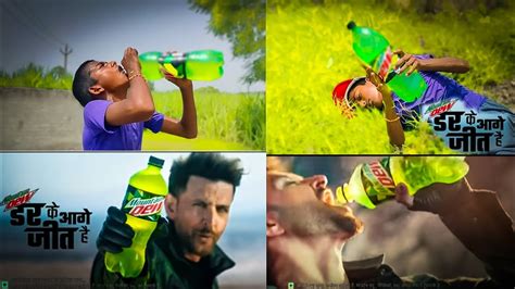 New Mountain Dew Add Funny Video Darr Ke Aage Jeet Hai Top