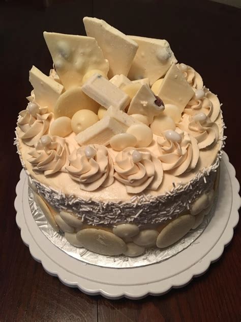 White Chocolate Birthday Cake