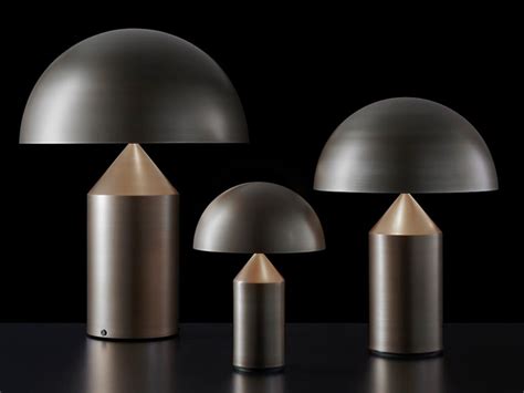 Atollo Bronzo Lampada Da Tavolo By Oluce Design Vico Magistretti