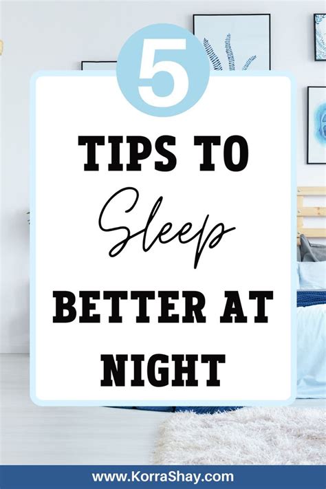 Tips and tricks for better sleep at night – Artofit