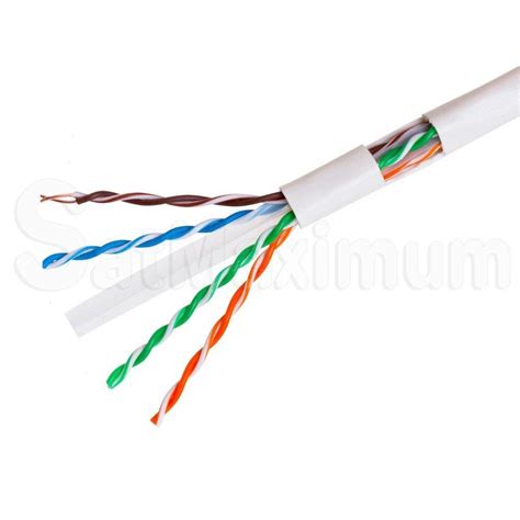 1000FT UTP CAT6A Ethernet Cable Bulk , Satmaximum