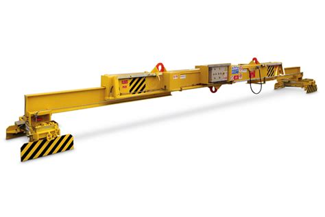 Telescopic Lifting Beam With Clampsfor Hollow Core Slabs Nordimpianti