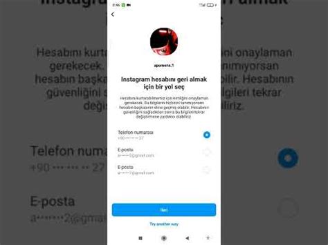 İnstagram Hesap Kurtarma Geri Alma 100 Kesin Çözüm YouTube