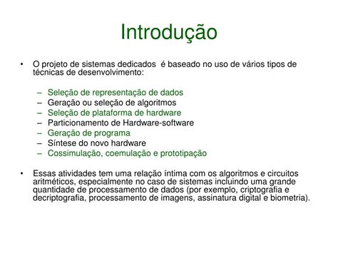 Exemplo De Introdução De Um Projeto Novo Exemplo