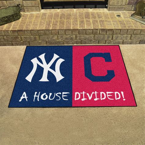 Mlb House Divided Yankees Indians House Divided Mat Fanhood Gear