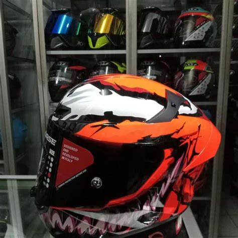 Jual Helm Full Face Kyt Tt Course Marvel Carnage Limited Edition Di