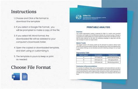 Printable Analysis Template in Word, Google Docs - Download | Template.net