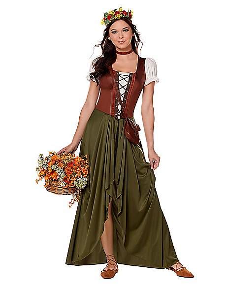 Adult Medieval Maiden Costume - Spirithalloween.com