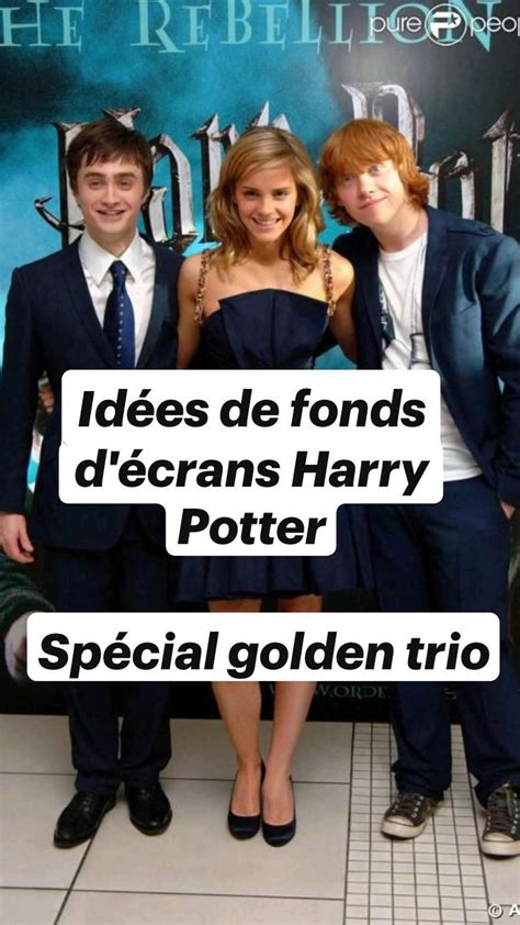 Idées de fonds d écrans Harry Potter Spécial golden trio Harry potter