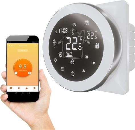 Acurel Dotykowy Termostat Wifi Regulator Sterownik Bia Y A Czujnik