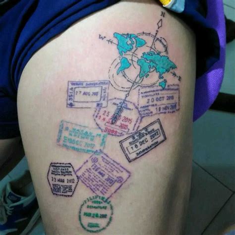 15 Travel Tattoos Ideas To Ink Your Travel Passion