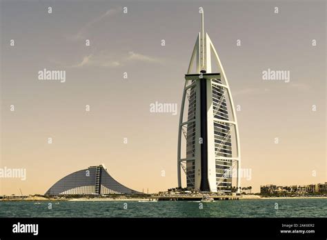 Dubaï Sea View Burj Al Arab Stock Photo - Alamy