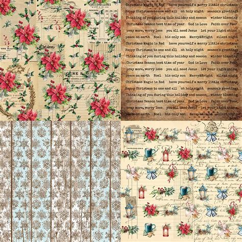 24 Stks Partij Rose Bloem Retro Materiaal Papers D Grandado