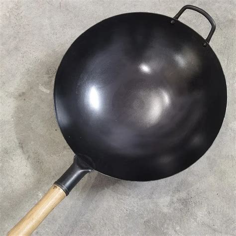 Wok Chinois Pour Cuisini Re Gaz Fond Circulaire Traditionnel Martel La