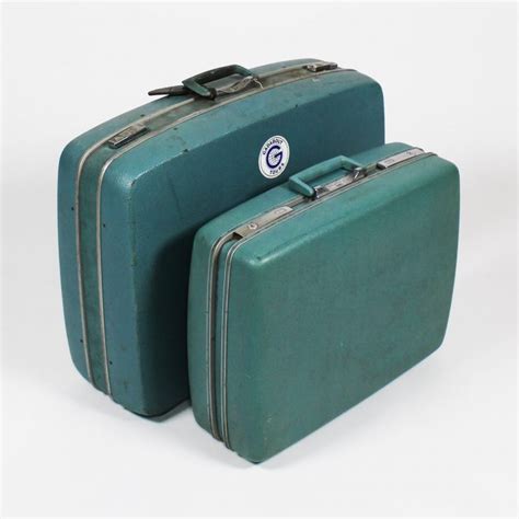 Vintage Suitcase – Blue – Collective Rentals Design House