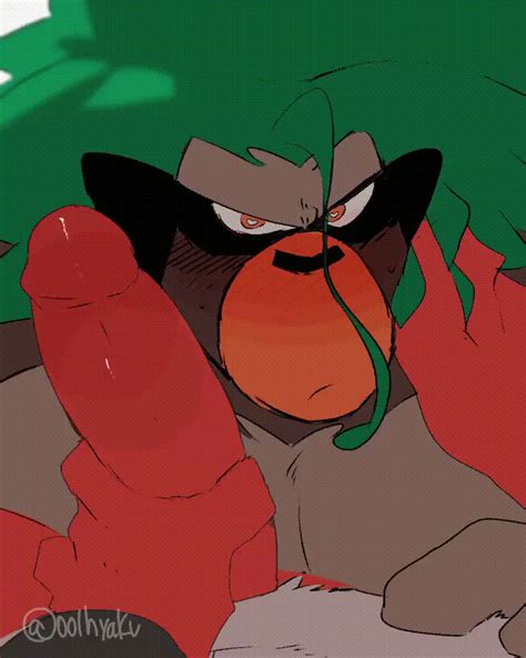 Post 4768936 001hyaku Animated Incineroar Porkyman Rillaboom