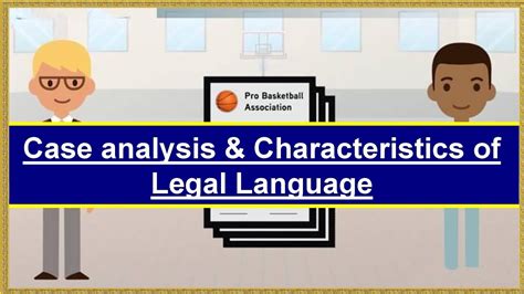 BLS LLB Legal Language Case Analysis Characteristics Of Legal