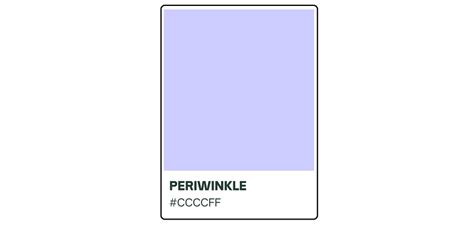 What Color Is Periwinkle Appearance And Meaning Explained Hipfonts