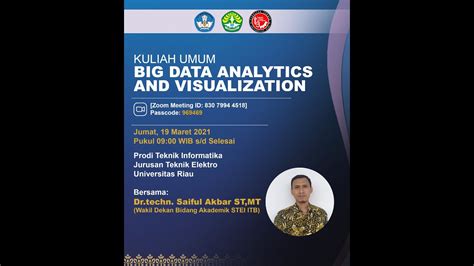 Webinar Kuliah Umum Big Data Analytics And Visualization YouTube