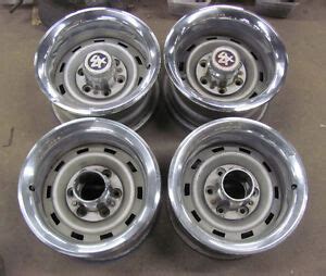 Set Of X Chevy Truck Lug Rallye Wheels With Trim X Gmc Oem