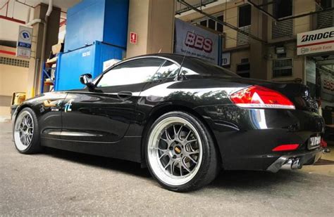 Bmw Z4 E89 Black With Bbs Lm R Aftermarket Wheels Wheel Front