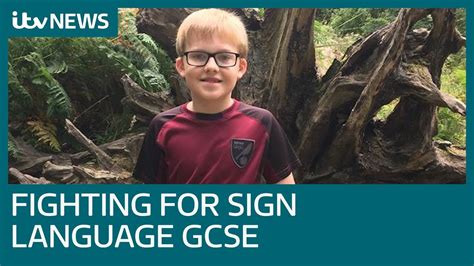 Deaf Boy S Campaign For Sign Language GCSE Takes Step Forward ITV