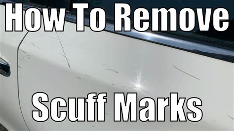 How To Remove Scuff Marks From Your Car No Tools Paint Transfer And