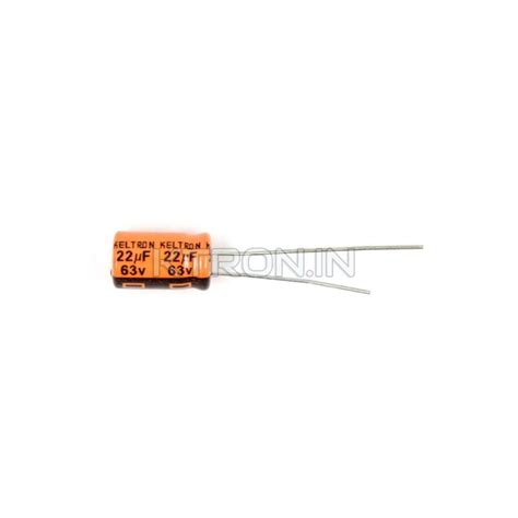 Buy 22uf 63v Electrolytic Capacitor 5x12mm Keltron Ktron India