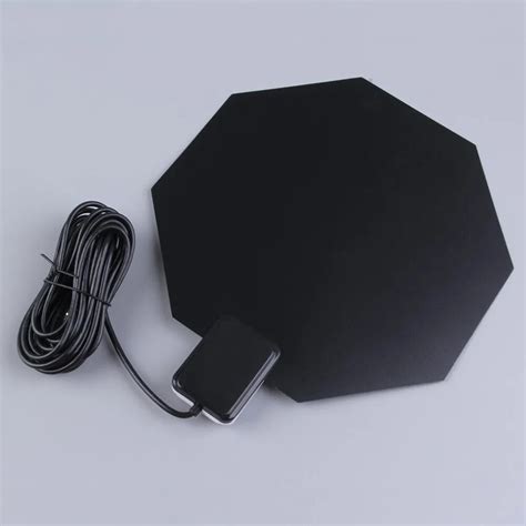 Indoor TV Antenna Long Range 470 860MHz Amplified HD 1080p Flat Home ...