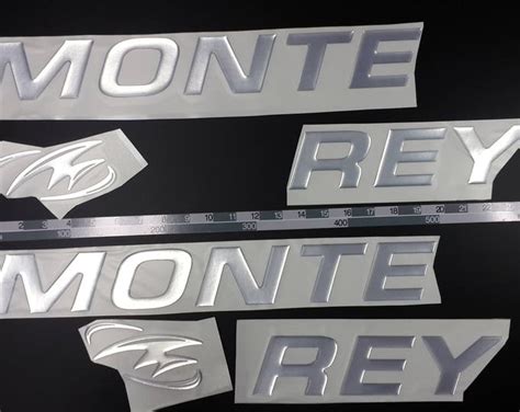 Monterey Boat Emblems 30 Chrome FREE FAST Delivery DHL Express Stickers ...