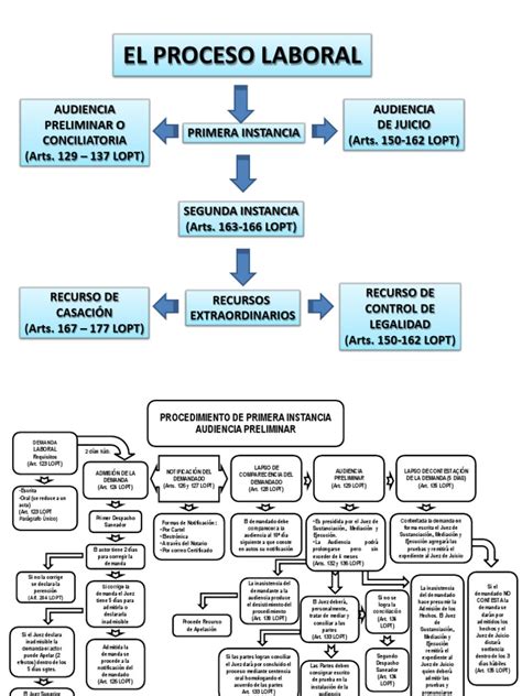 Proceso Laboral Esquemas Veredicto Derecho Mediación