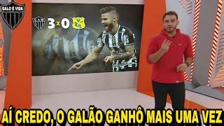 Globo Esporte Atl Tico Mg Sasha Faz Hat Trick E Galo Vence