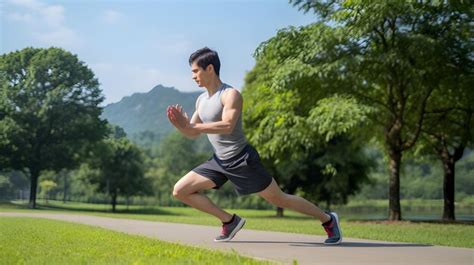 Premium Photo | Dynamic Stretching Routine Before Exercise Preventing ...