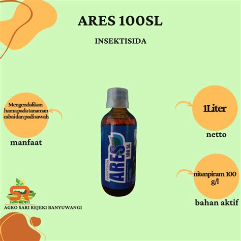 ARES 100SL 500ML INSEKTISIDA PENGENDALI HAMA WERENG Lazada Indonesia