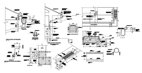 D Cad Drawing Of Storm Drain Detail Autocad Software Cadbull