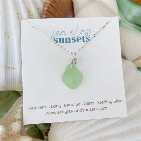 Sea Foam Sea Glass Jewelry From Long Island