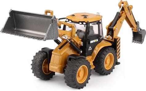 Duturpo 150 Scale Metal Diecast Backhoe Loader Toy Metal