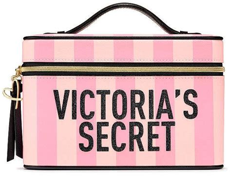 Victoria S Secret Victorias Secret Signature Stripe Runway Vanity Case