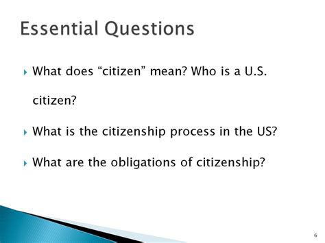 Citizenship Naturalization Obligations And Responsibilities Ppt Download