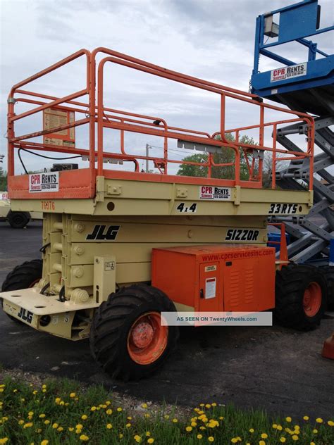 Jlg Rough Terrain Scissor Lift 33rts 4x4 Dual Fuel 39 Working Height