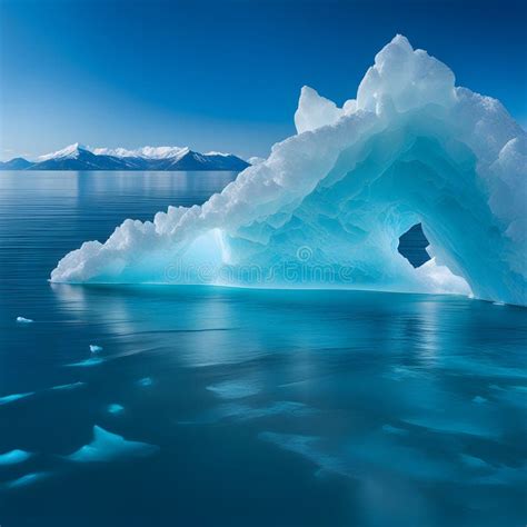 Large Icebergs Ai Generatet Stock Photo Image Of Cold Freeze