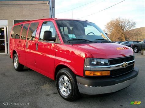 2011 Victory Red Chevrolet Express Ls 1500 Awd Passenger Van 39148330