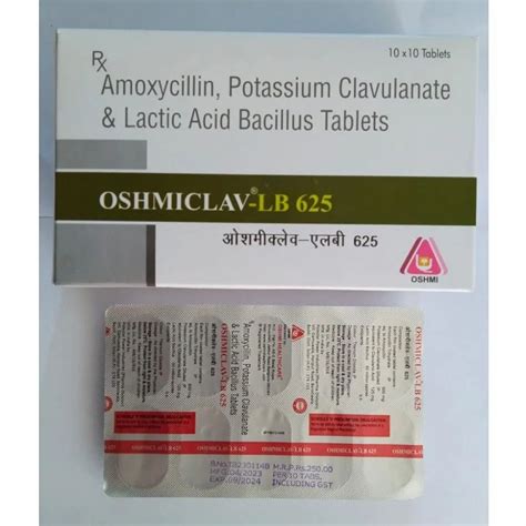 Amoxycillin Potassium Clavulanate Lactic Acid Bacillus Tablets