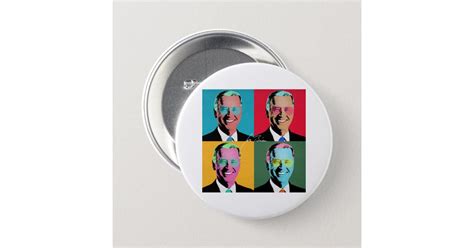 JOE BIDEN Pop Art Aviators Button | Zazzle