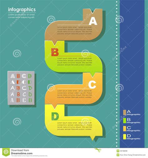 传染媒介抽象流程图infographics 向量例证 插画 包括有 艺术 连接数 图标 要素 菜单 35198296