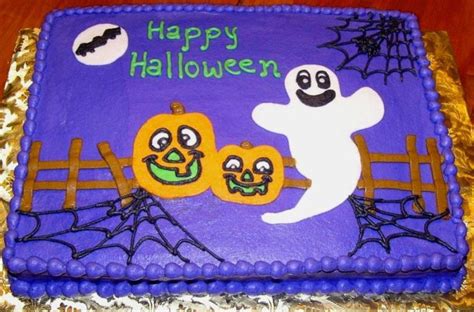 Halloween Sheet Cake - CakeCentral.com