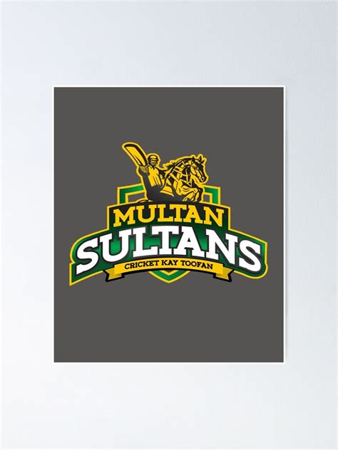 "Multan Sultans Cricket Team logo" Poster for Sale by fizana | Redbubble